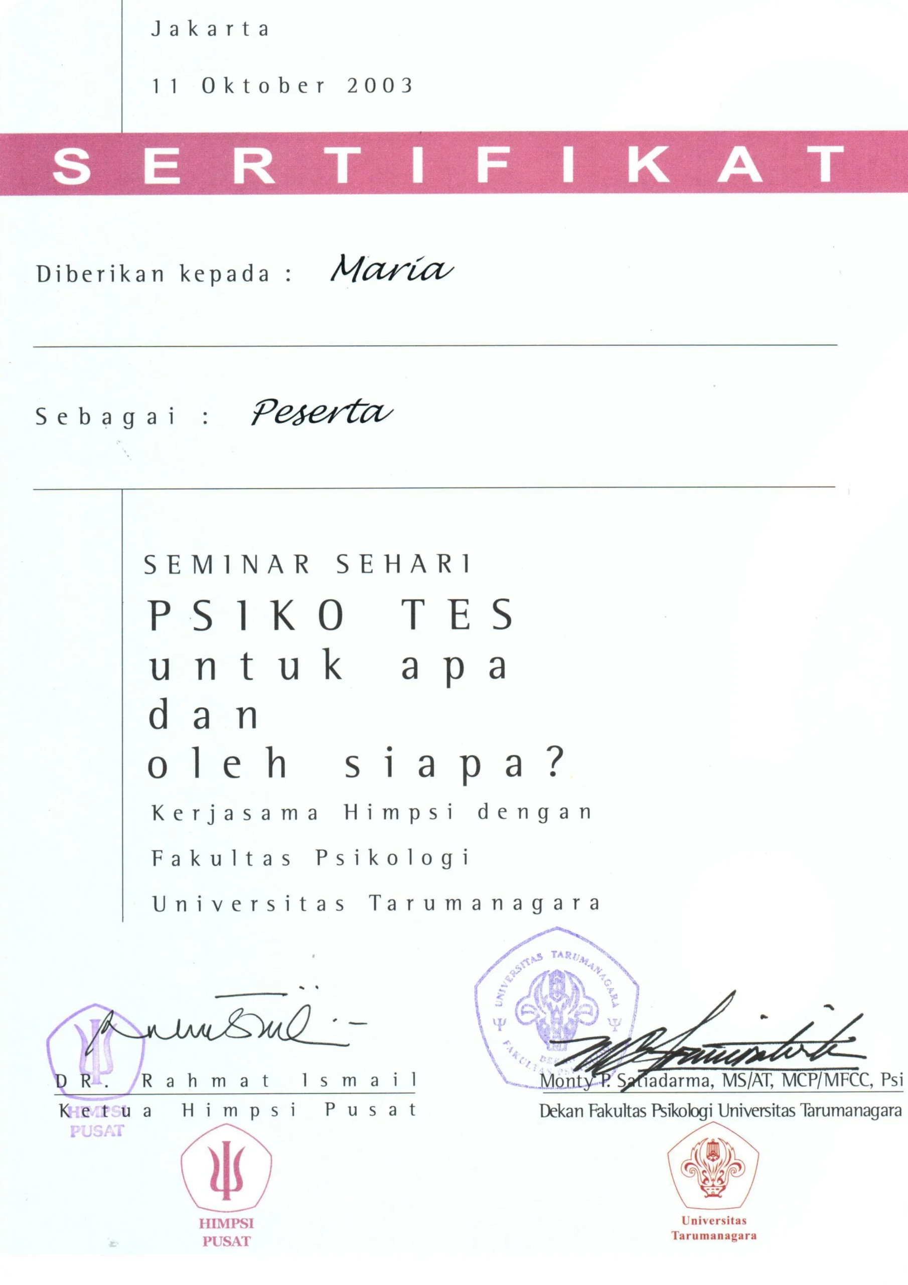 Sertifikat